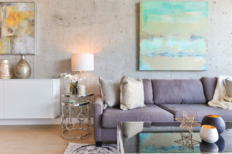 stylish and modern living room