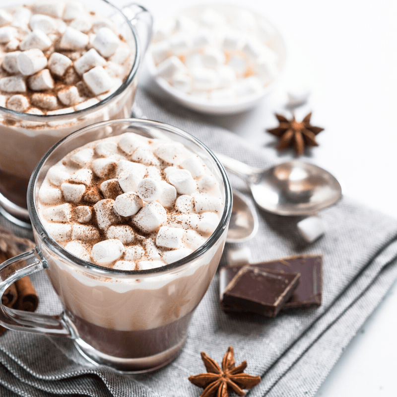 Peppermint Coconut Hot Cacao Beverage
